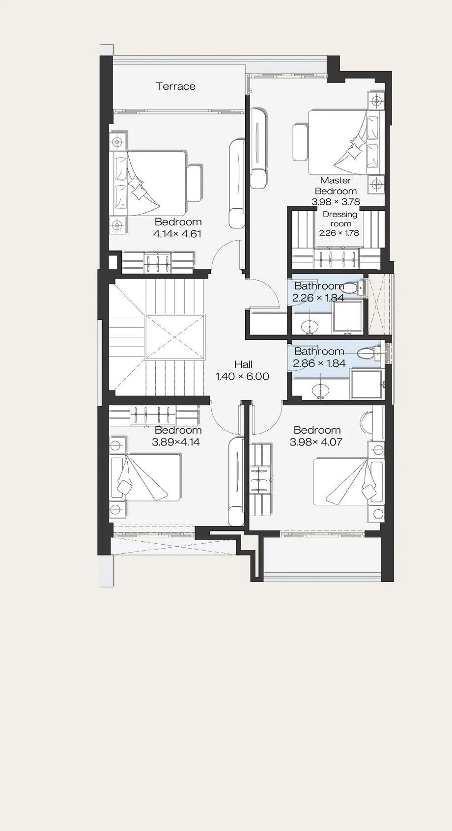 Prime Villa — مخطط الدور الأول